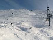 Zone de poudreuse sous la Cima Paganella