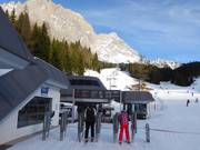 Ganghofer Blitz - 6 places | Télésiège rapide (débrayable) avec capots de protection et sièges chauffants