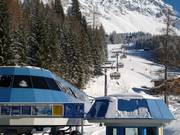 Ganghofer - 6 places | Télésiège rapide (débrayable) avec capots de protection et sièges chauffants