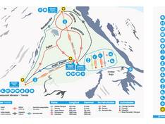 Plan des pistes Osorno