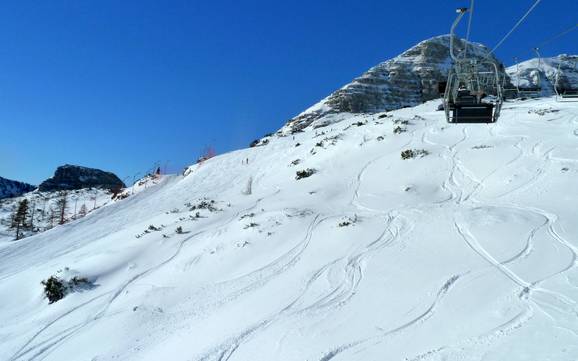 Domaines skiables pour skieurs confirmés et freeriders Alpes de l'Ennstal – Skieurs confirmés, freeriders Wurzeralm – Spital am Pyhrn