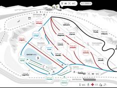 Plan des pistes Serra da Estrela