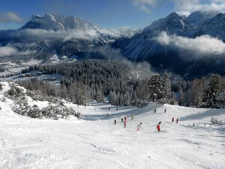 Diversité des pistes Tiroler Zugspitz Arena – Diversité des pistes Lermoos – Grubigstein