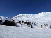 Vue sur le Plansegg à Serfaus