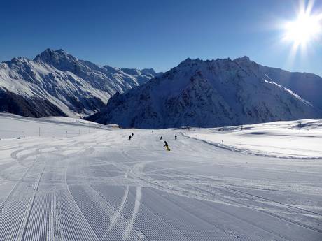 Domaines skiables pour les débutants dans le massif de Silvretta  – Débutants Gargellen