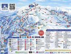 Plan des pistes Jasná Nízke Tatry – Chopok