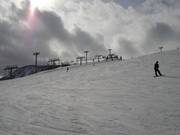 Ici, les snowboardeurs et les skieurs se sentent bien.