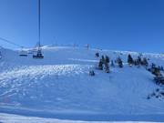 Pentes de poudreuse sur la Steinplatte