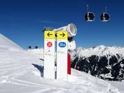 Signalisation des pistes dans le domaine skiable