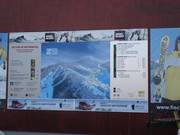 Plan des pistes avec informations