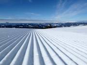 Préparation des pistes de première classe à Hafjell