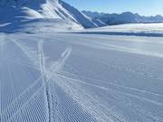 Piste damée au Venet