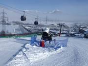 Enneigement jusqu'à Kaprun