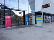 Entrée du centre des remontées mécaniques Nauders