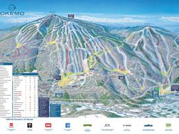 Plan des pistes Okemo