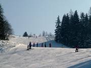 Piste de vallée de difficulté moyenne
