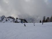 Pistes faciles à la station supérieure du téléphérique du Rofan