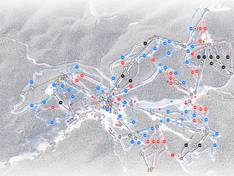 Plan des pistes Bukovel