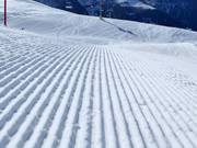 Piste parfaitement préparée à Bellwald