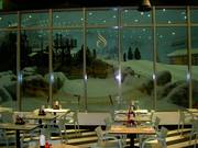 Restaurant Sezzam avec vue sur les pistes