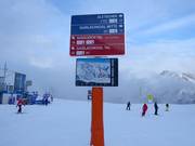 Signalisation des pistes à Sölden
