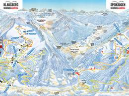Plan des pistes Klausberg – Skiworld Ahrntal