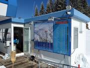 Plan des pistes avec informations d'exploitation actuelles dans le domaine skiable de Kopaonik