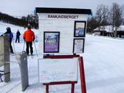 Informations à l'entrée des remontées mécaniques
