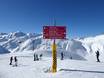 Vallée de la Reuss: indications de directions sur les domaines skiables – Indications de directions Andermatt/Oberalp/Sedrun