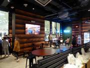 Snacks avec vue sur les pistes