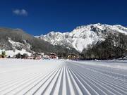 Piste fraîchement préparée au Kalilift
