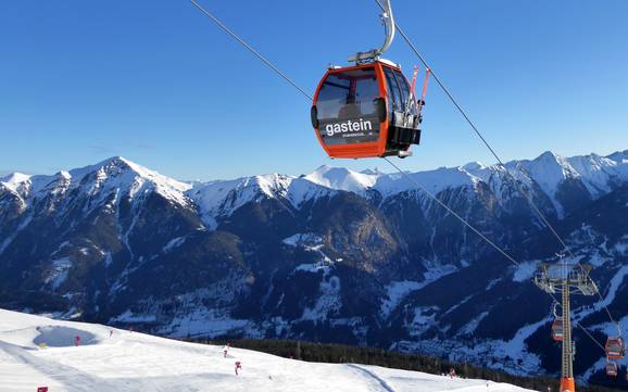 Le plus grand dénivelé à Ski amadé – domaine skiable Bad Gastein/Bad Hofgastein – Schlossalm/Angertal/Stubnerkogel