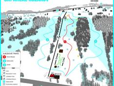 Plan des pistes Kozákov