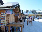 Différents snacks au pied de la station