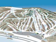 Plan des pistes Cascade Mountain