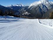 Descente du téléski Hüttenlift n° 4