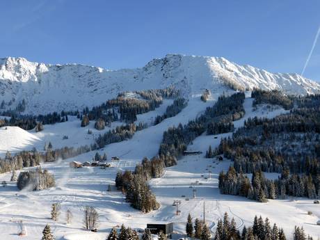 Allgäu: Taille des domaines skiables – Taille Oberjoch (Bad Hindelang) – Iseler
