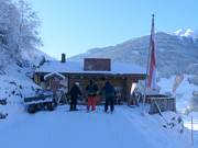 Hoamroasstub'n au bord de la piste de la vallée vers Dorfgastein