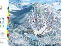 Plan des pistes Cuiyunshan
