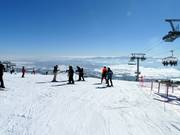 Vue depuis la station supérieure vers la vallée