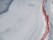 Piste de ski de fond préparée à Štrbské Pleso