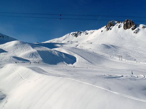 Vue sur la piste Furka