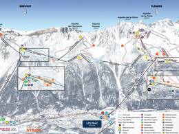 Plan des pistes Brévent/Flégère (Chamonix)