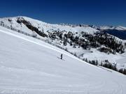 Pente raide du sommet