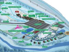 Plan des pistes Hillpark