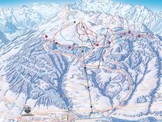 Plan des pistes Monte Cavallo (Rosskopf) – Vipiteno (Sterzing)