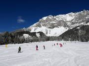 Piste facile au téléski Bergkristalllift