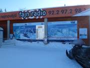 Panneaux d'information à la caisse