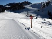 Délimitations des pistes