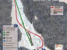 Plan des pistes Piatra Grăitoare